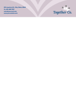 Best Friends Custom Letterhead Printing template preview 9