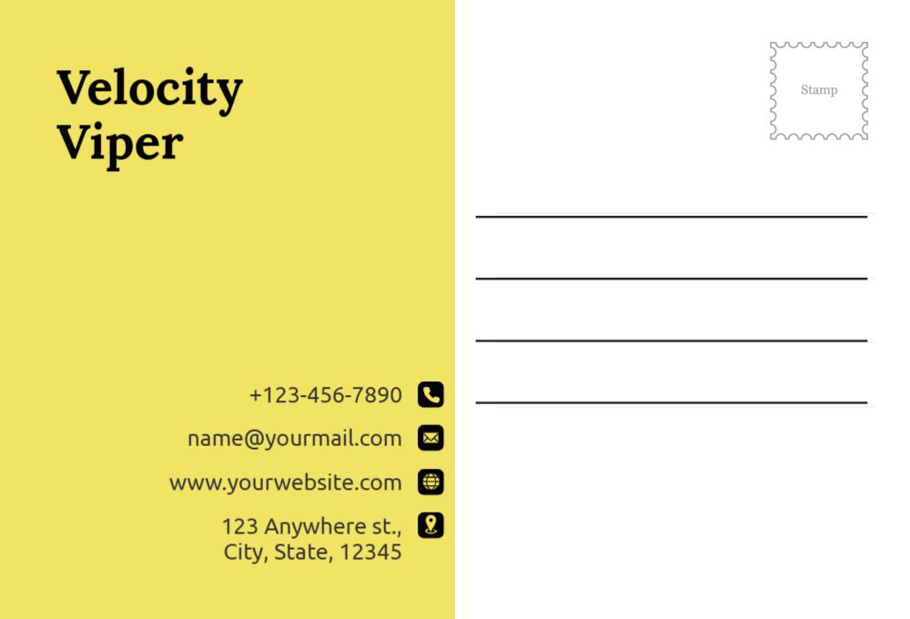 Automobile Postcard Printing template preview 41