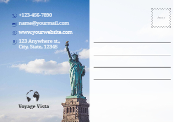 Travels Postcard Printing template preview 8