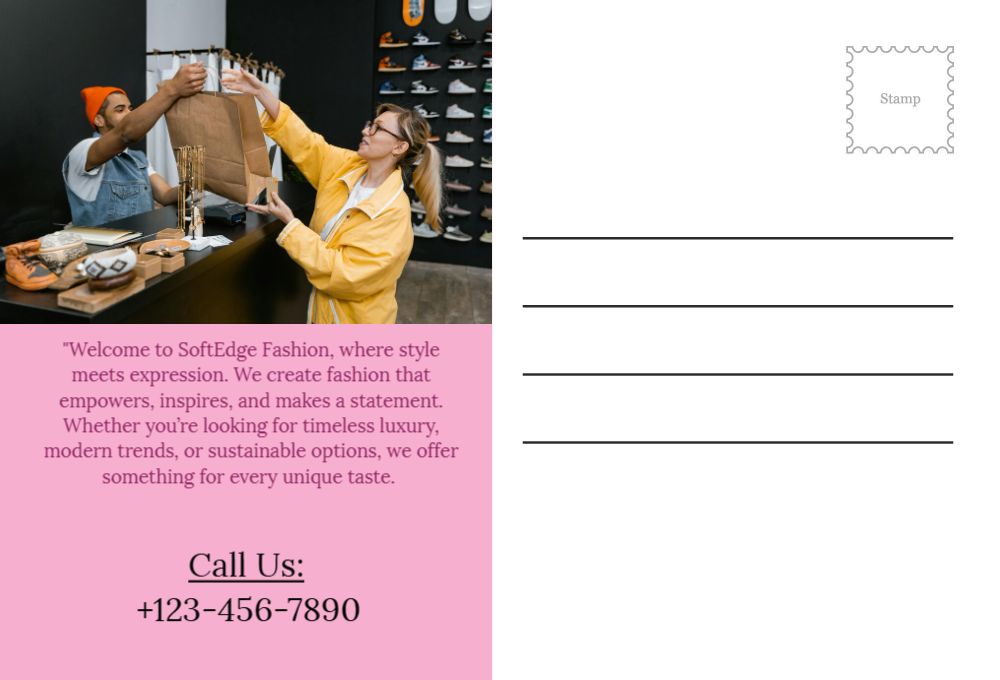Retail Shop Stores Postcard Printing template preview 33