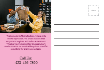 Retail Shop Stores Postcard Printing template preview 4