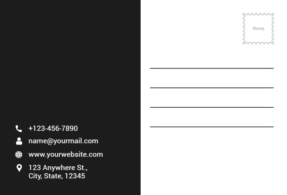 Postcard Printing template preview 45