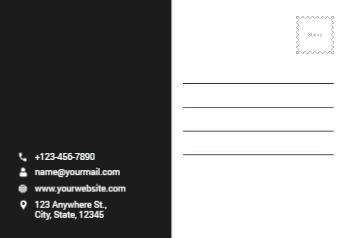 Postcard Printing template preview 16