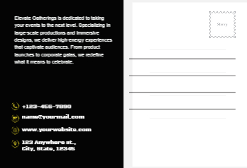 Music Dj Postcard Printing template preview 16