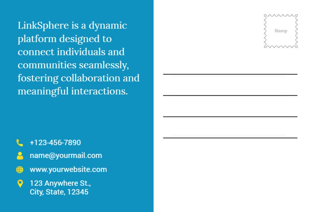 It And Internet Postcard Printing template preview 41