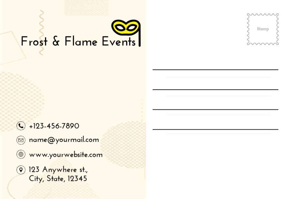 Entertainment Postcard Printing template preview 33