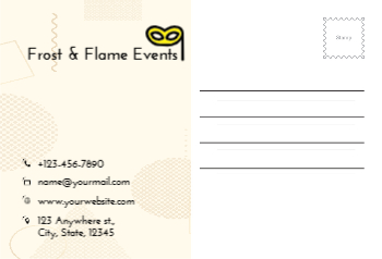 Entertainment Postcard Printing template preview 4
