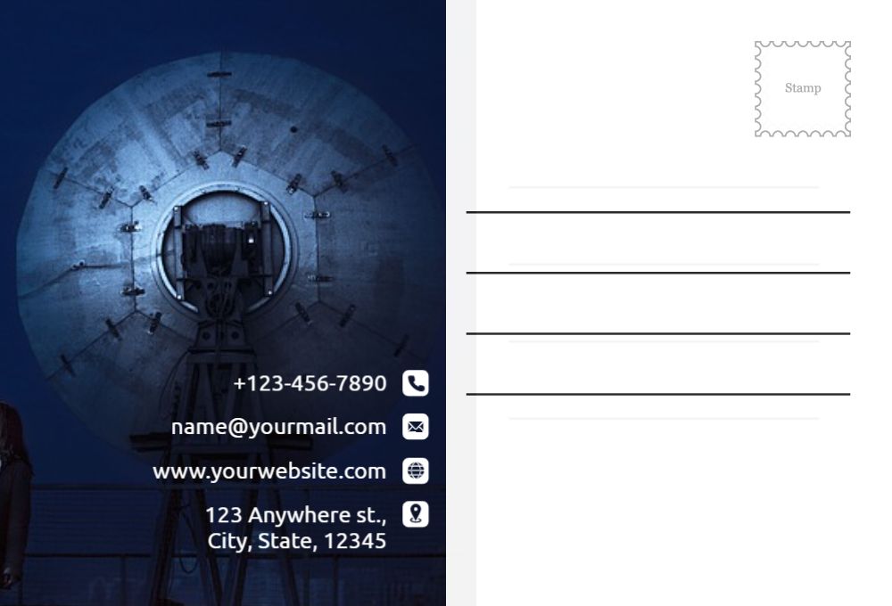 It And Internet Postcard Printing template preview 53