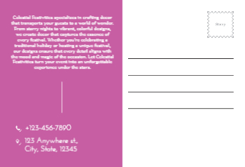 Wishes Postcard Printing template preview 6