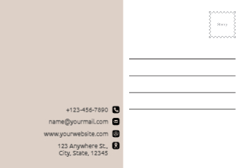 Security Postcard Printing template preview 4