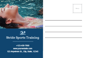 Sport Postcard Printing template preview 18