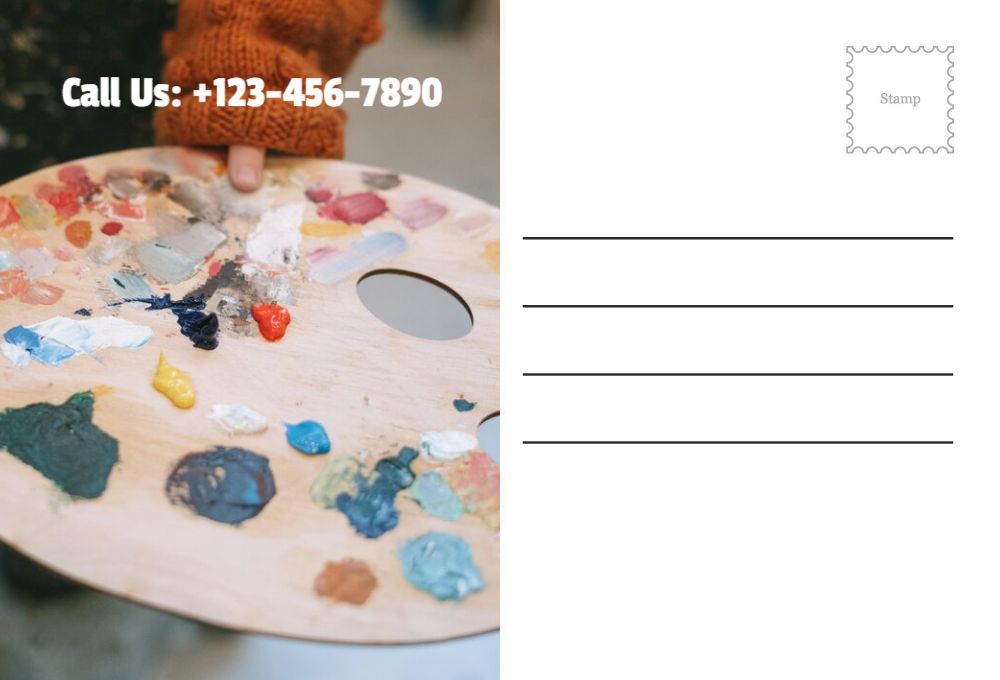 Arts And Photography Postcard Printing template preview 41