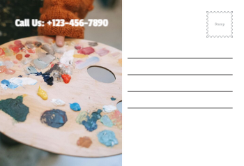 Arts And Photography Postcard Printing template preview 12