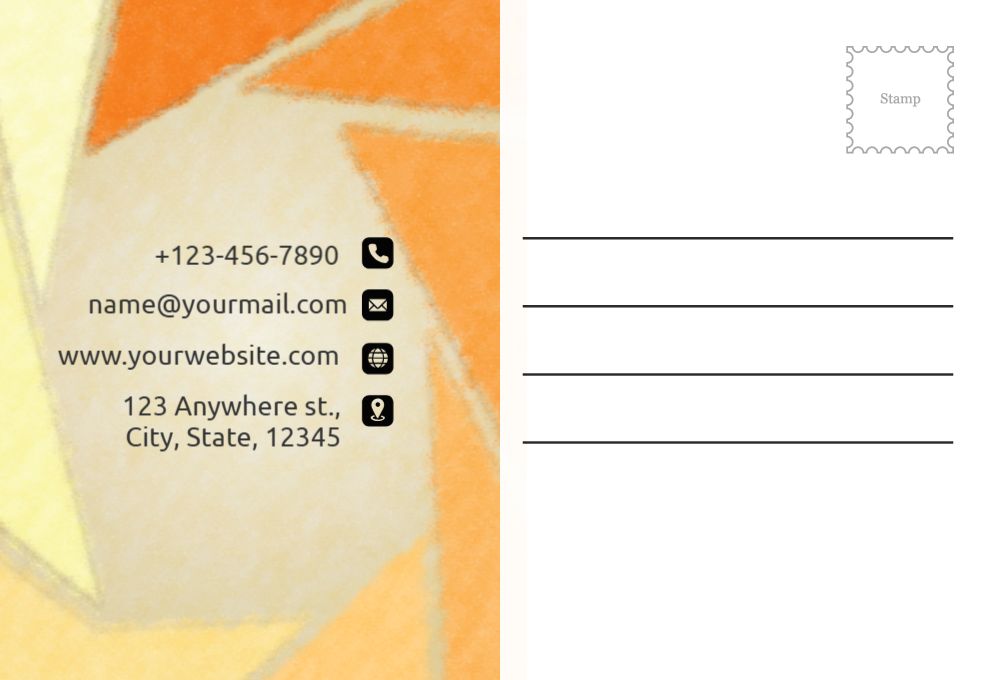 Arts And Photography Postcard Printing template preview 55
