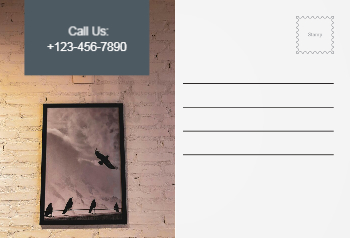 Arts And Photography Postcard Printing template preview 28