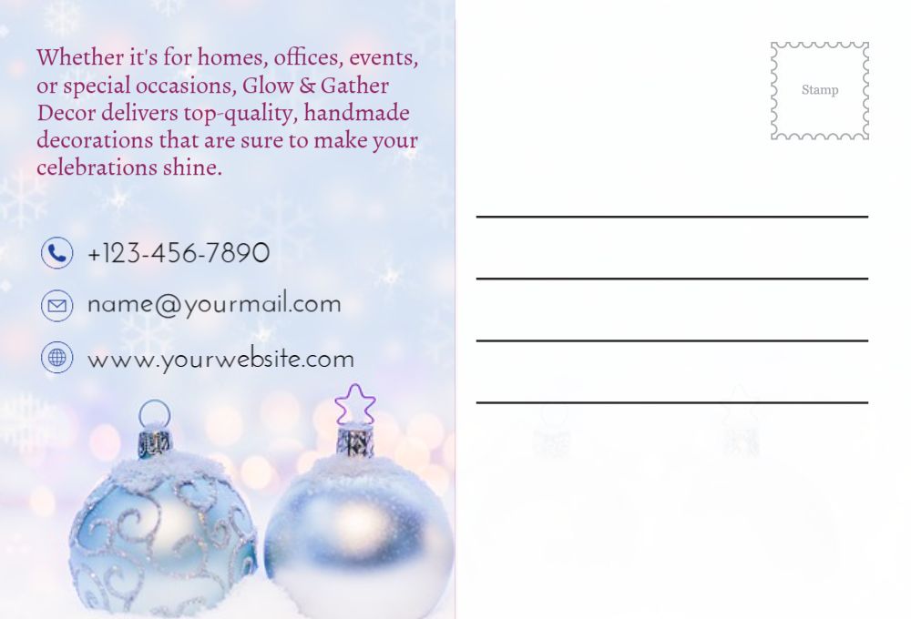New Year Rush Postcards Printing template preview 45