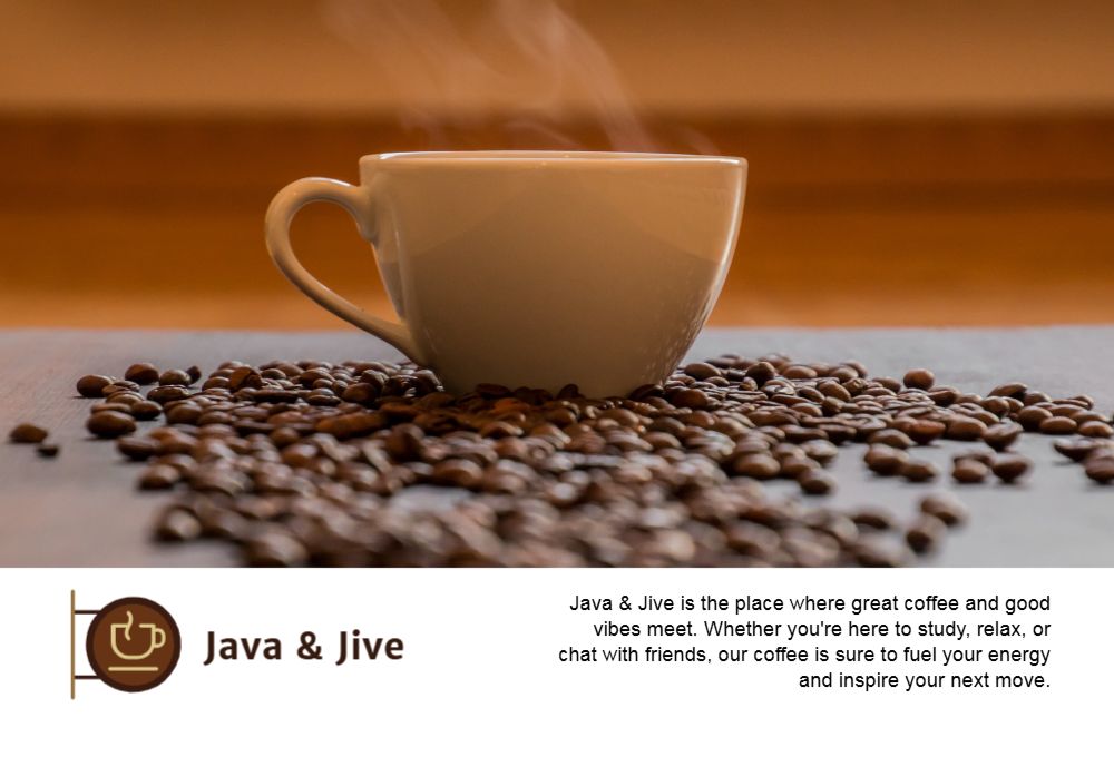 Coffee Bar Rush Postcards Printing template preview 38