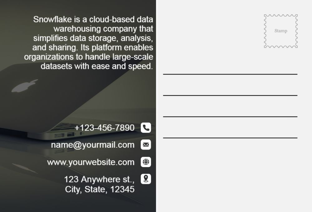 It And Internet Postcard Printing template preview 47