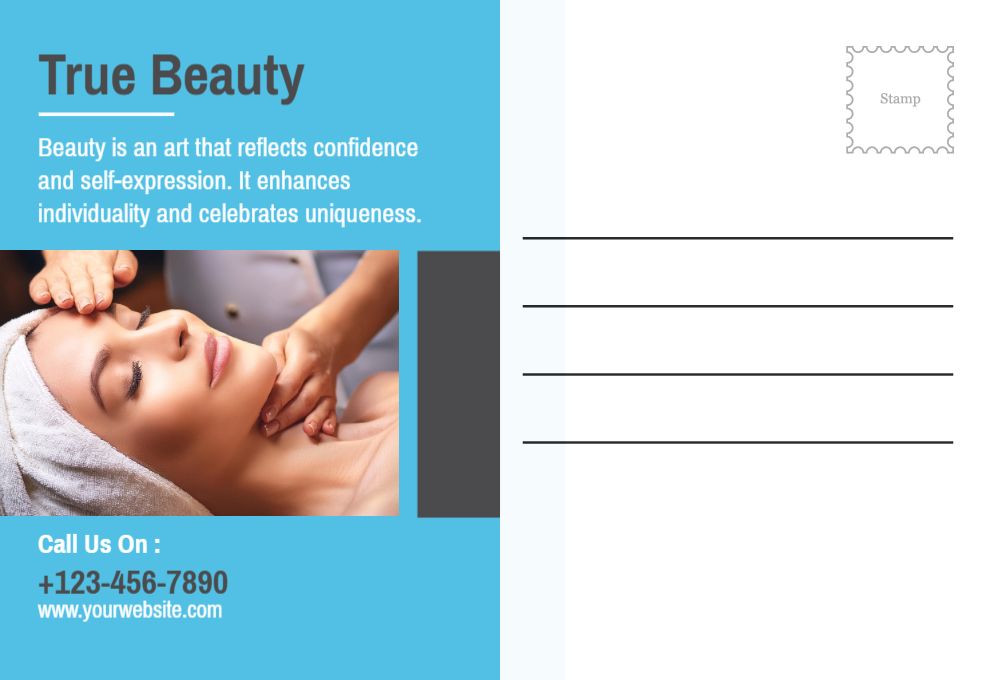 Beauty Rush Postcards Printing template preview 35