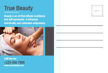Beauty Rush Postcards Printing template preview 6
