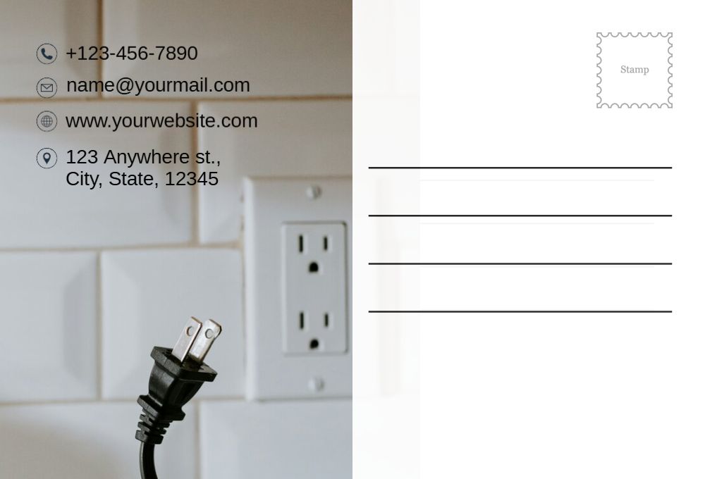 Electronics Postcard Printing template preview 43