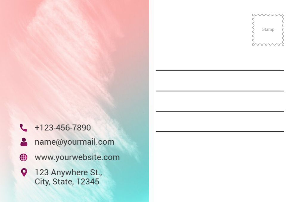 Music Dj Postcard Printing template preview 37