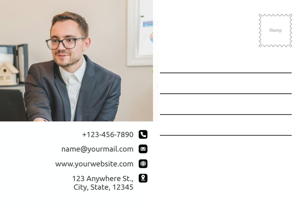 Computer Postcard Printing template preview 53