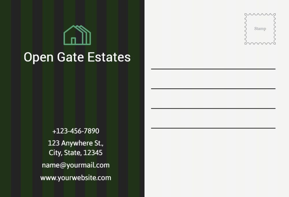 Real Estate Interior Design Postcard Printing template preview 51