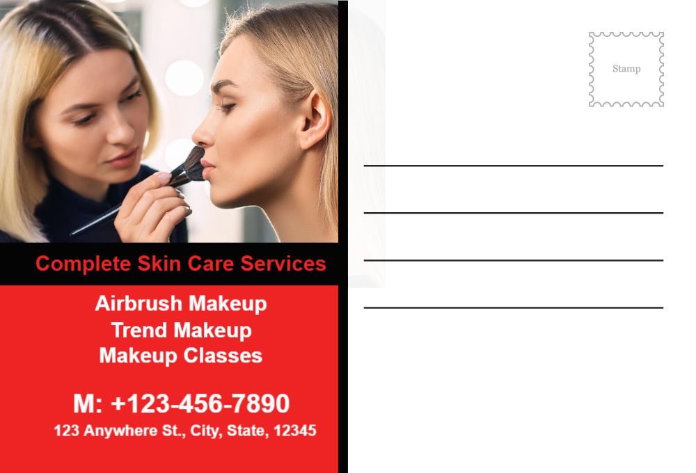 Beauty Rush Postcards Printing template preview 43