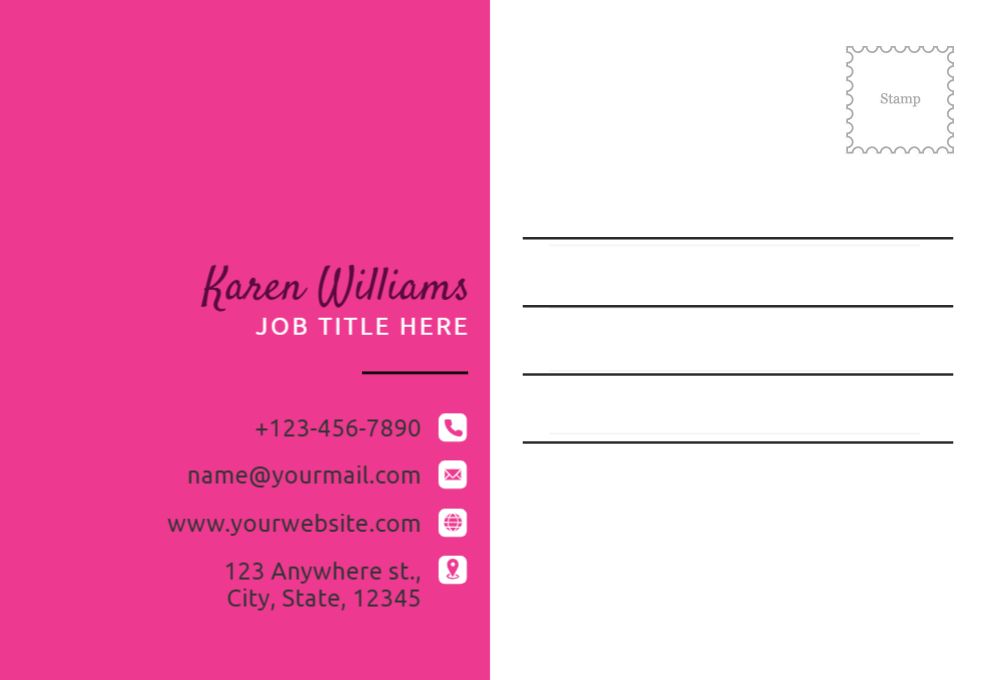Events Postcard Printing template preview 9