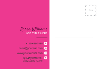 Events Postcard Printing template preview 2