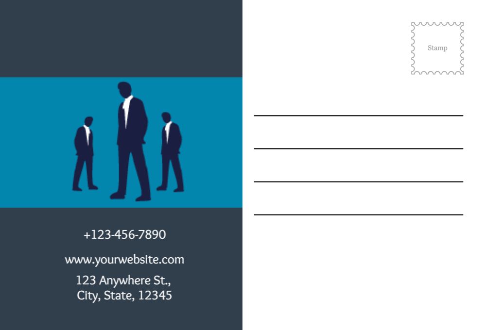 Management Postcard Printing template preview 41
