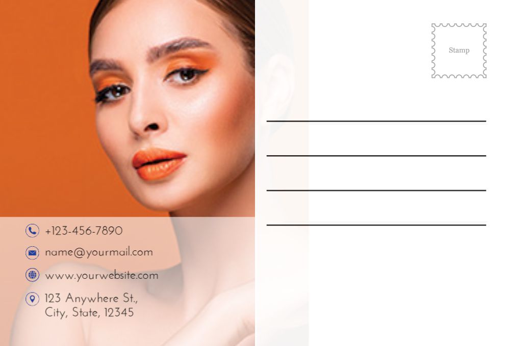 Spa Saloon Postcard Printing template preview 49