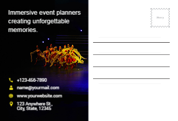 Club Postcard Printing template preview 2