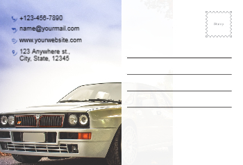 Automobile Postcard Printing template preview 20