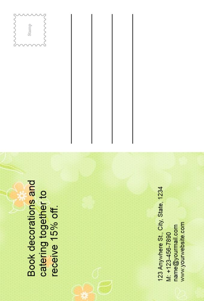 Happy Birthday Postcard Printing template preview 45
