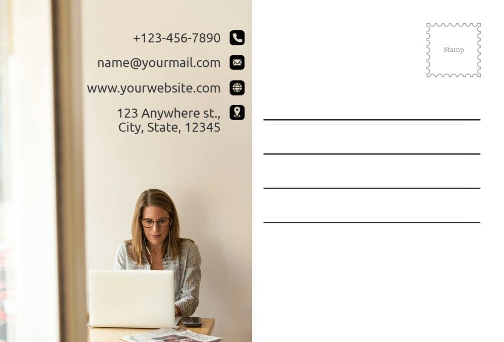 Management Postcard Printing template preview 53