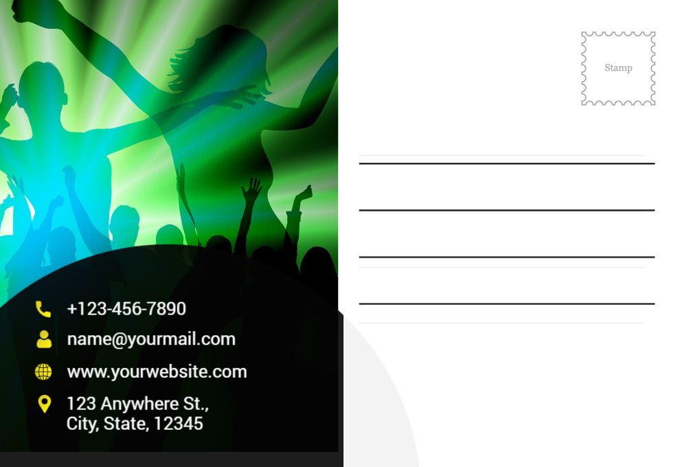 Club Postcard Printing template preview 35
