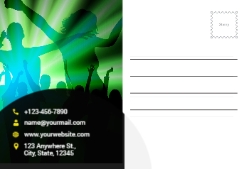Club Postcard Printing template preview 6