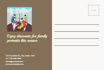 Stay In Touch Postcard Printing template preview 16