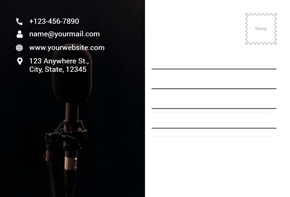 Club Postcard Printing template preview 33