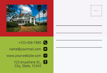 Real Estate Interior Design Postcard Printing template preview 12