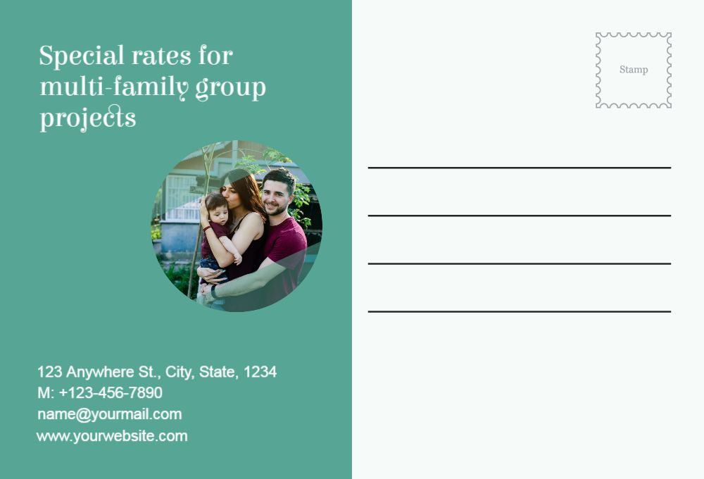 Stay In Touch Postcard Printing template preview 41