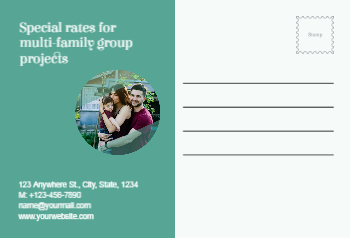 Stay In Touch Postcard Printing template preview 12