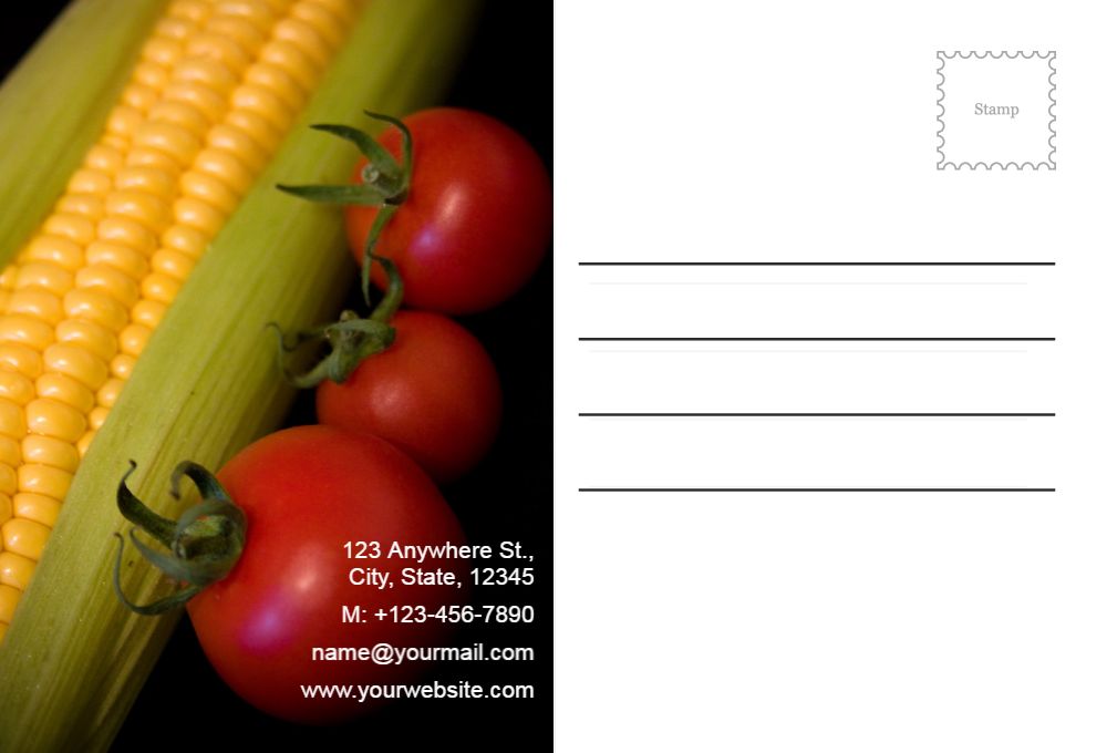 Agriculture Postcard Printing template preview 45