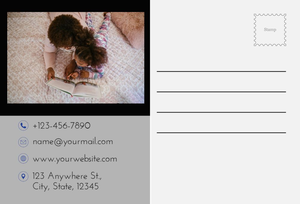 Illustrative Postcard Printing template preview 49