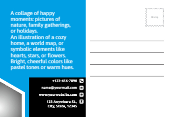 Stay In Touch Postcard Printing template preview 22