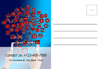 News And Media Postcard Printing template preview 22