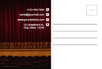 Entertainment Postcard Printing template preview 10