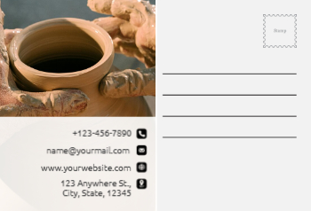Illustrative Postcard Printing template preview 6